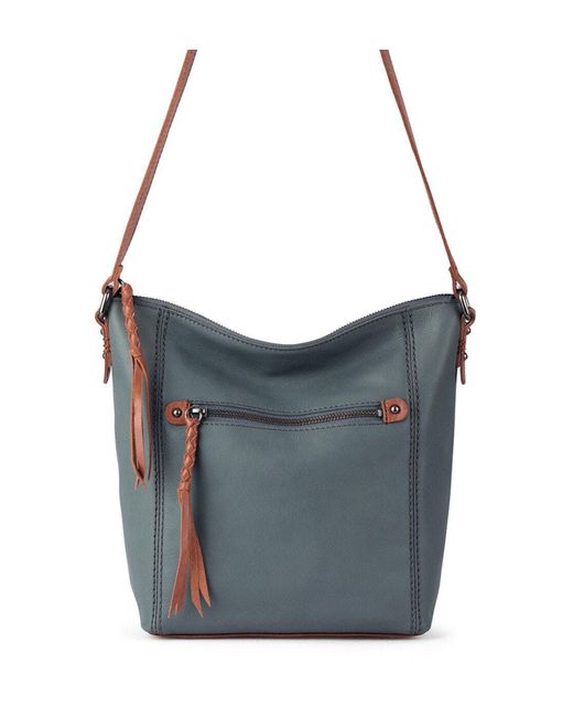 The Sak Ashland Crossbody in Blue Lyst