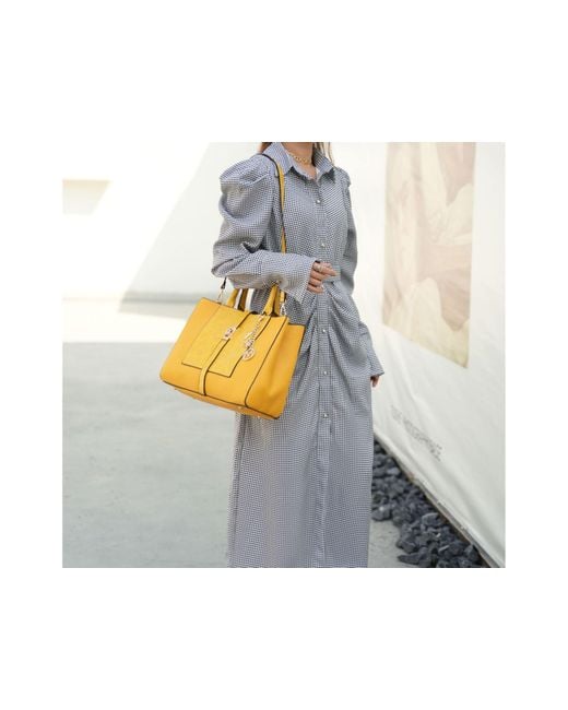 Yola satchel handbag with wallet by mkf deals