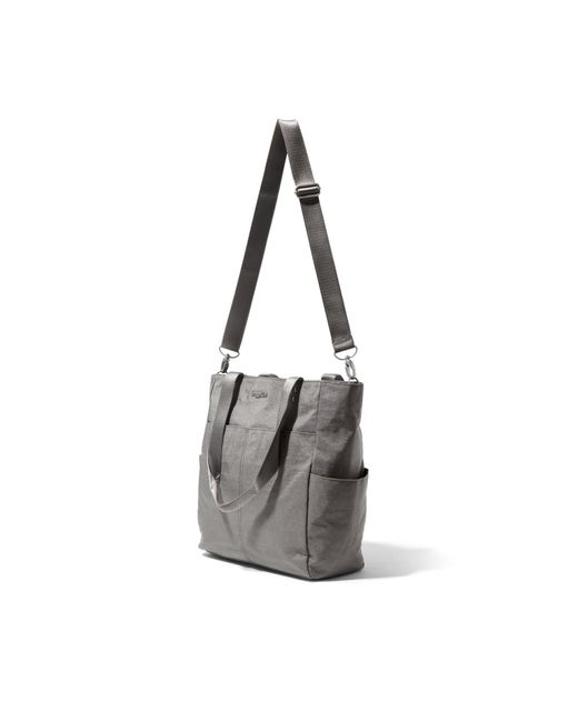 Baggallini Mini Carryall Tote - Sterling Shimmer