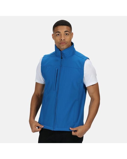 Regatta Flux Softshell Bodywarmer / Water Repellent Jacket Blue for | Lyst
