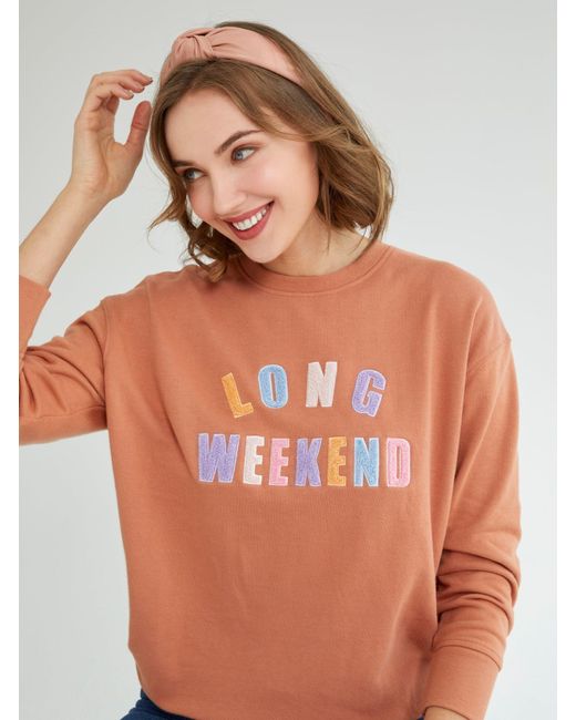 Shiraleah Weekend Sweatshirt, Ivory