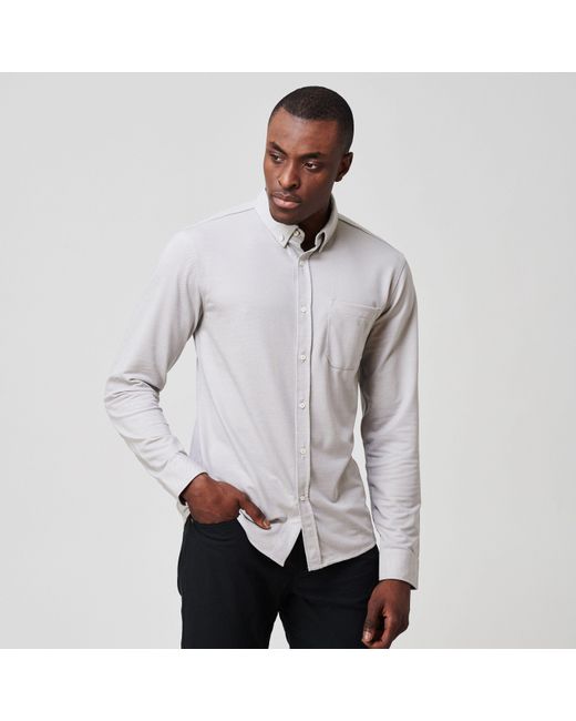 Western Rise Limitless Merino Button down Shirt in Black Lyst