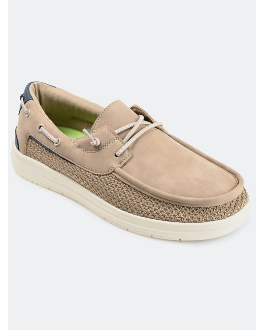 Vance Co. Shoes Vance Co. Carlton Casual Slip-on Sneaker in Natural | Lyst