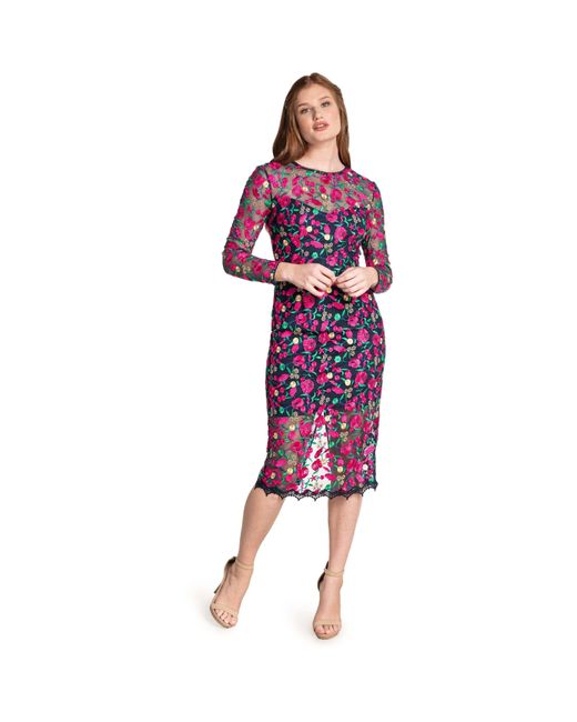 Dress the population sophia lace mermaid gown cheap