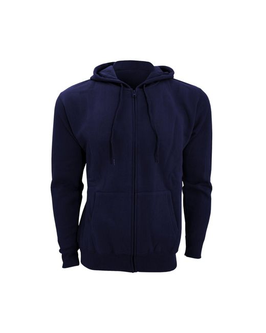 Sol's Seven Full Zip Hooded Sweatshirt / Hoodie in Blue for Men | Lyst