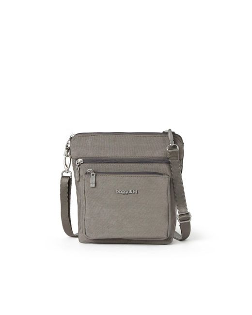 Baggallini Modern Pocket Crossbody Bag in Gray | Lyst