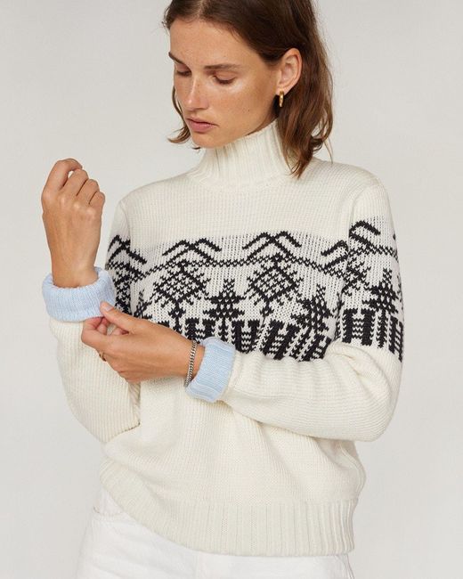 The Knotty Ones Ethno Wool Sweater - Off-White / S