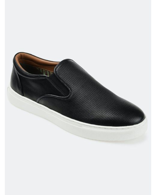 THOMAS AND VINE Thomas & Vine Conley Slipon Leather Sneaker in Black