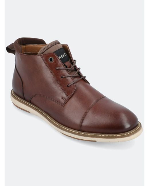 Vance Co. Shoes Redford Lace-up Hybrid Chukka Boot in Brown for Men | Lyst