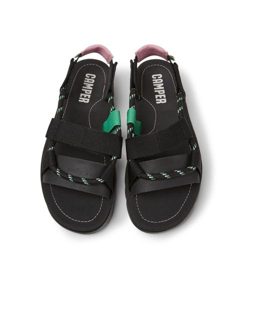 camper oruga sandals black