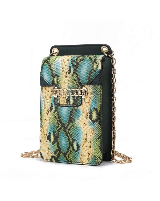 MKF Collection by Mia K Yael Snake Embossed Vegan Leather Phone