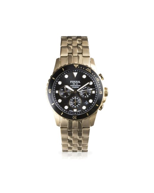 Fossil Fs5836 Elegant Japanese Movement Fashionable Fb01 Chronograph