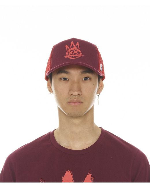 Cult Of Individuality Trucker Brushed Logo Mesh Back W/ Beet Red Crown ...