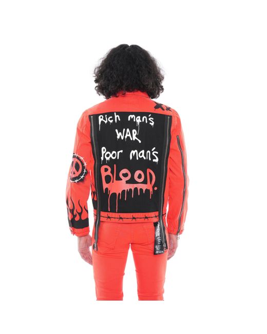Cult Of Individuality Paz Type Ii Jacket in Red for Men Lyst
