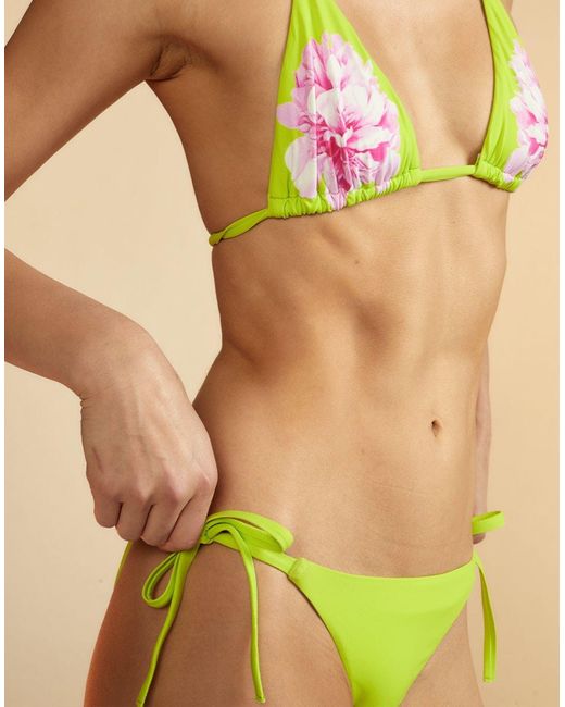 Coral String Bikini Bottom – Cynthia Rowley