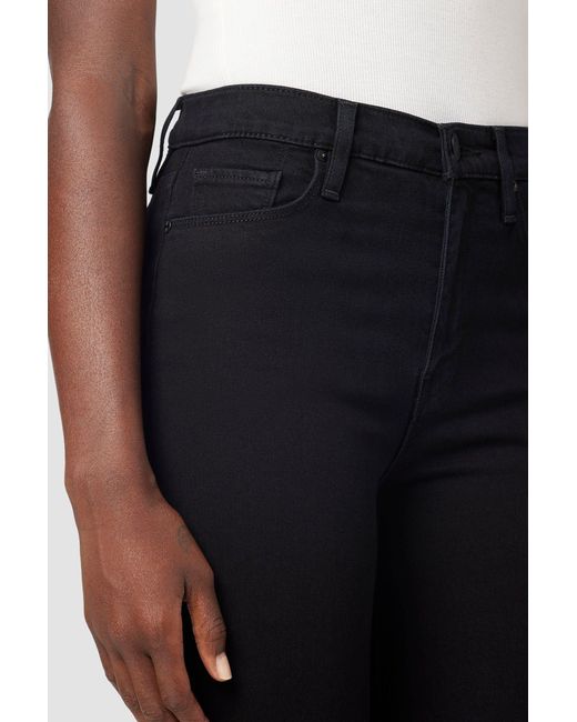 HUDSON Women's Barbara High Rise Super Skinny Jeans - Raw Hem Ankle Jeans With 10" Rise
