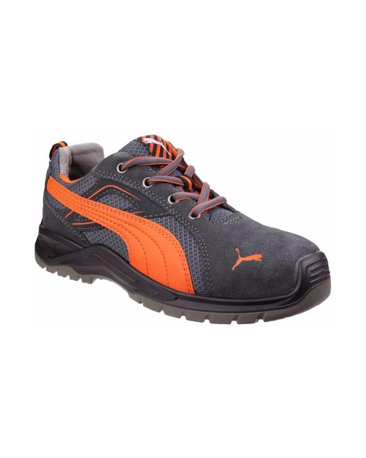 PUMA Safety Omni Flash Low Lace Up Safety Trainer/sneaker in Orange for Men  | Lyst