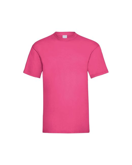 Universal Textiles Value Short Sleeve Casual T-shirt in Pink for Men | Lyst