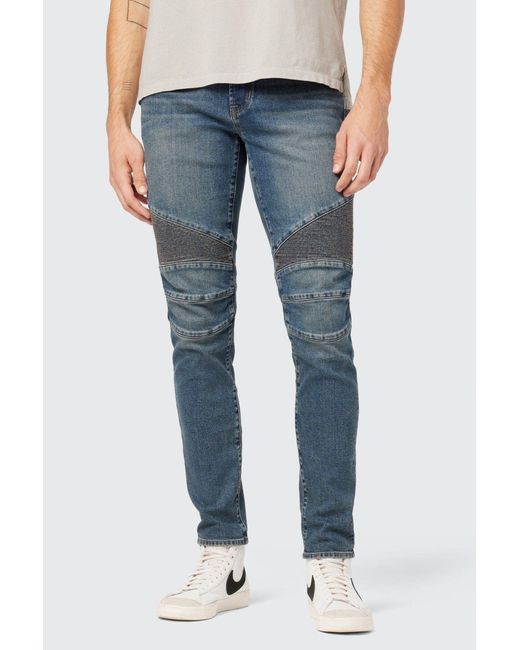 Hudson Jeans Ethan Biker Skinny Jean in Blue for Men | Lyst