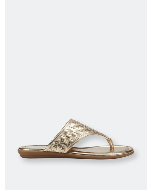 Aerosoles Cherie Sandal in White | Lyst