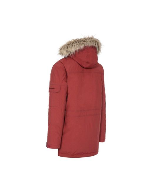 Trespass Highland Waterproof Parka Jacket in Red for Men | Lyst