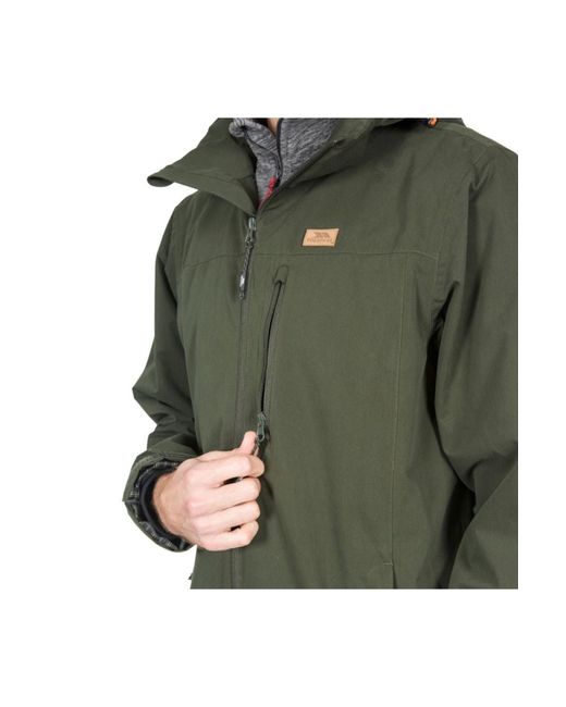 Trespass Weir Waterproof Jacket in Green for Men | Lyst