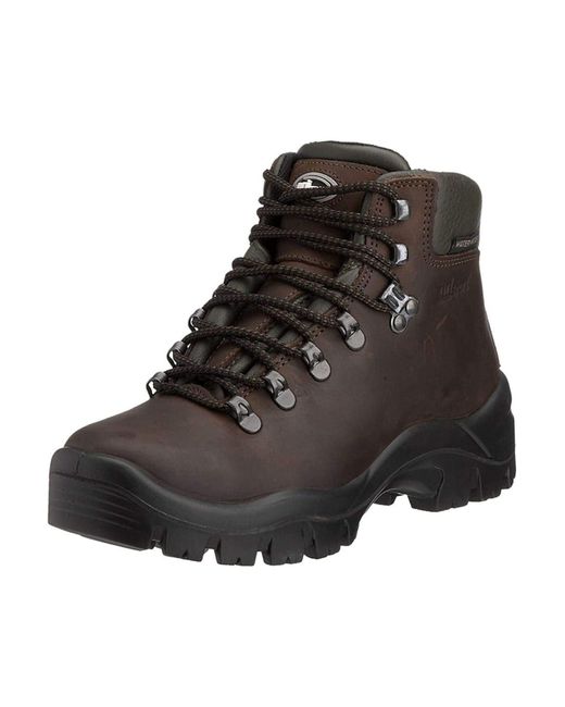 Grisport Adult Peaklander Waxy Leather Walking Boots in Black | Lyst
