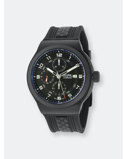 Gevril Canal St. Automatic Chronograph Diver Watch in Gray for Men Lyst