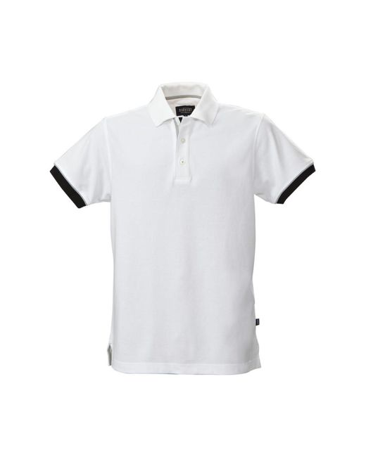 JAMES HARVEST Anderson Polo Shirt in White for Men | Lyst