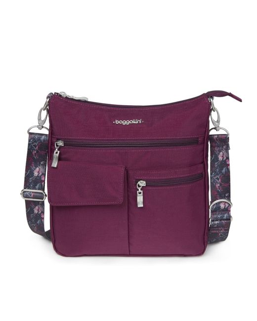 Baggallini Town Square Crossbody Bag in Purple Lyst