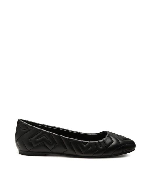 LONDON RAG Janice Quilted Ballerina Flats in Black Lyst