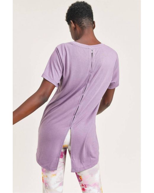 Mono B Clothing Nirvana Ventilated Shirt in Purple | Lyst