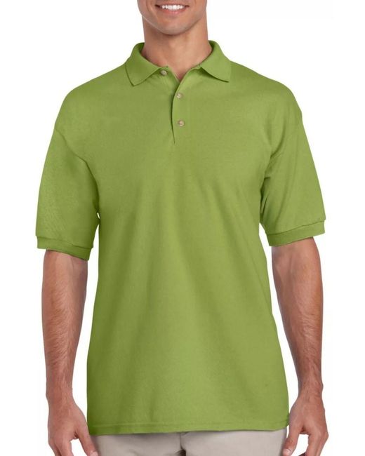Gildan Ultra Cotton Pique Polo Shirt in Green for Men | Lyst