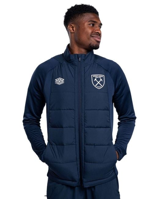 Transparant Tips voordeel Umbro West Ham United Fc 22/23 Thermal Jacket in Blue for Men | Lyst