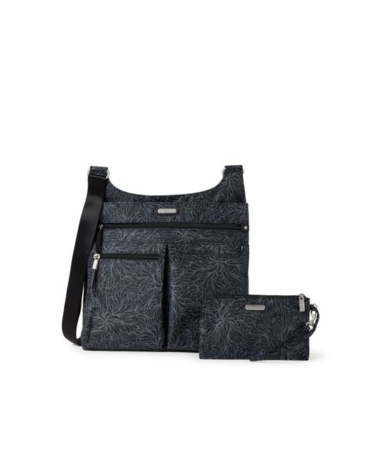 baggallini on track zip crossbody