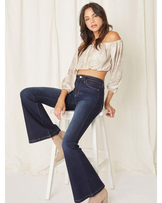 kancan high rise super flare jeans