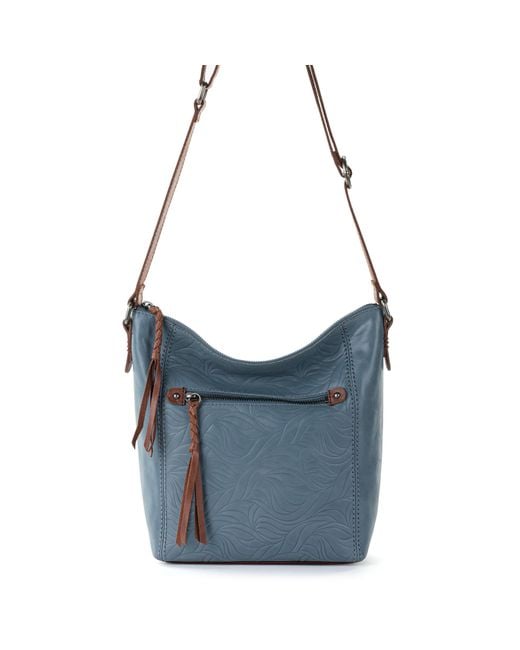 The Sak Ashland Crossbody in Blue Lyst