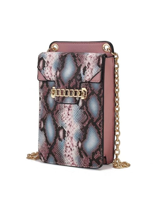 MKF Collection by Mia K Yael Snake Embossed Vegan Leather Phone