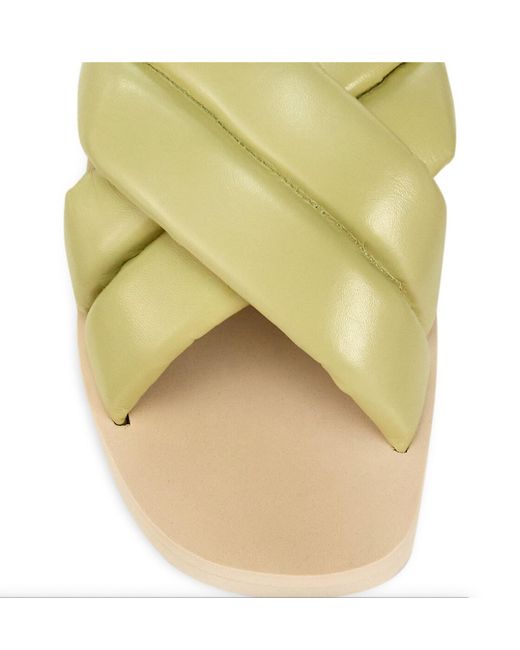 Proenza Schouler Float Padded Sandal in Yellow Lyst