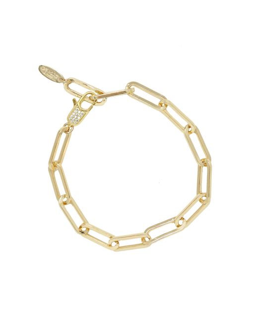 Ettika Interlinked 18k Gold Plated Chain Bracelet in Metallic | Lyst