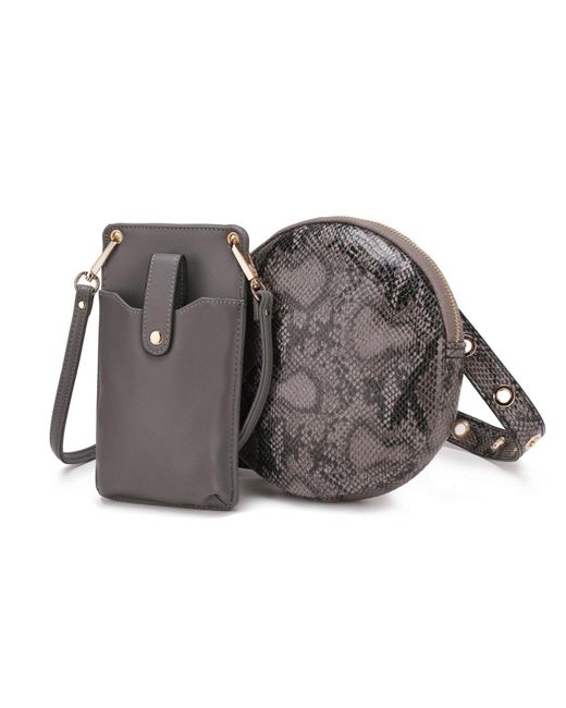 MKF Collection by Mia K Hailey Smartphone Convertible Crossbody Bag in Black Lyst