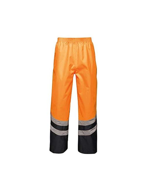 Regatta Hi Vis Pro Reflective Work Over Trousers in Orange | Lyst