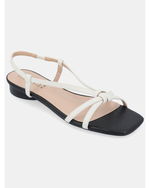 Journee Collection Bridget Sandals in White Lyst