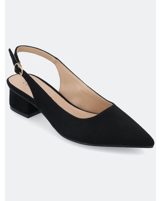 Journee Collection Sylvia Pumps in Black Lyst