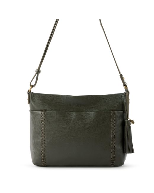 The Sak Melrose Leather Crossbody Handbag in Green Lyst