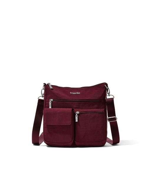 Baggallini Modern Everywhere Slim Crossbody Bag in Purple Lyst