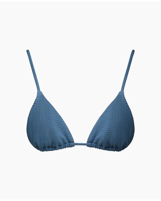 Onia Alexa Bikini Top In Blue Lyst 