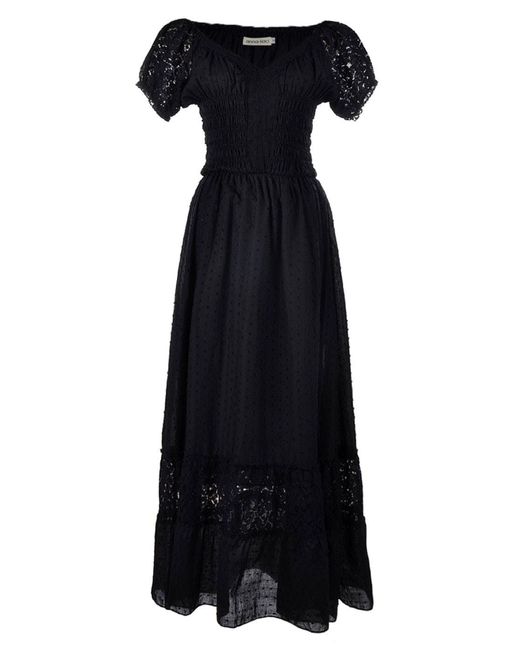 anna-kaci Renaissance Boho Lace Maxi Dress in Black | Lyst