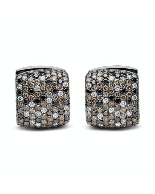 Sterling Silver and Black Rhodium Hoop Earrings by Frederic Duclos –  Prospect Jewelers