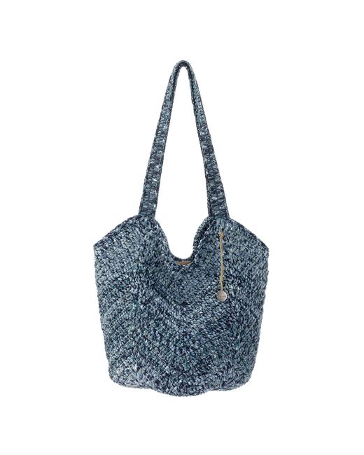 The Sak Gaia Tote in Blue Lyst